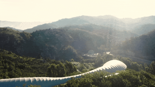 BIM建筑|极致的乡愁——泰安九女峰“故乡的月”仪式堂 / 袈蓝建筑 BIM建筑|极致的乡愁——泰安九女峰“故乡的月”仪式堂 / 袈蓝建筑