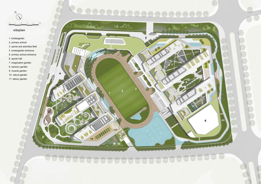 BIM建筑|苏州科技城天佑实验小学及幼儿园 / BAU BIM建筑|苏州科技城天佑实验小学及幼儿园 / BAU