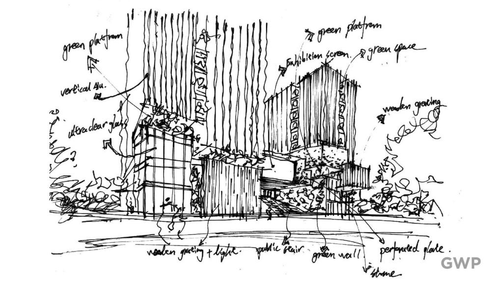 BIM建筑|大参林医药集团荔湾运营中心 / GWP BIM建筑|大参林医药集团荔湾运营中心 / GWP