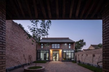 BIM建筑|关中砖瓦房的再生:咸阳·莪子村红砖房 / 西安建筑科技大学设计研究总院-BIM建筑网