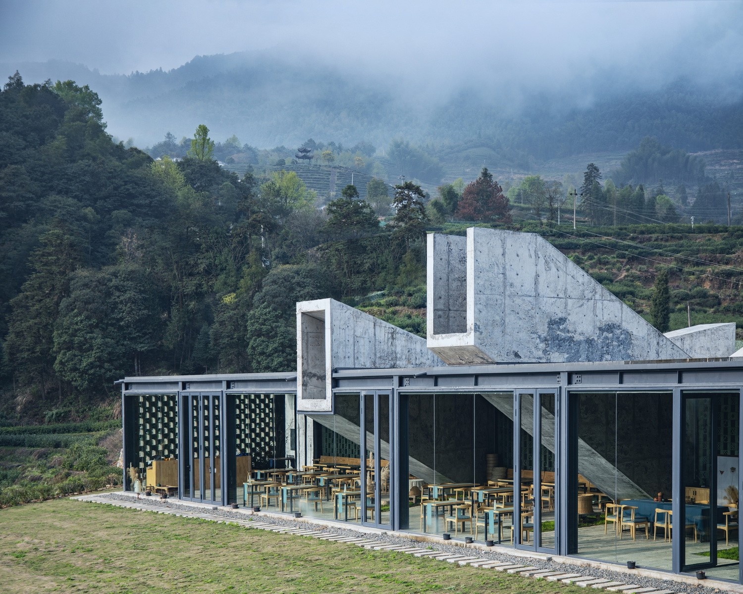 BIM建筑|景宁惠明茶工坊/ DnA_Design and Architecture BIM建筑|景宁惠明茶工坊/ DnA_Design and Architecture