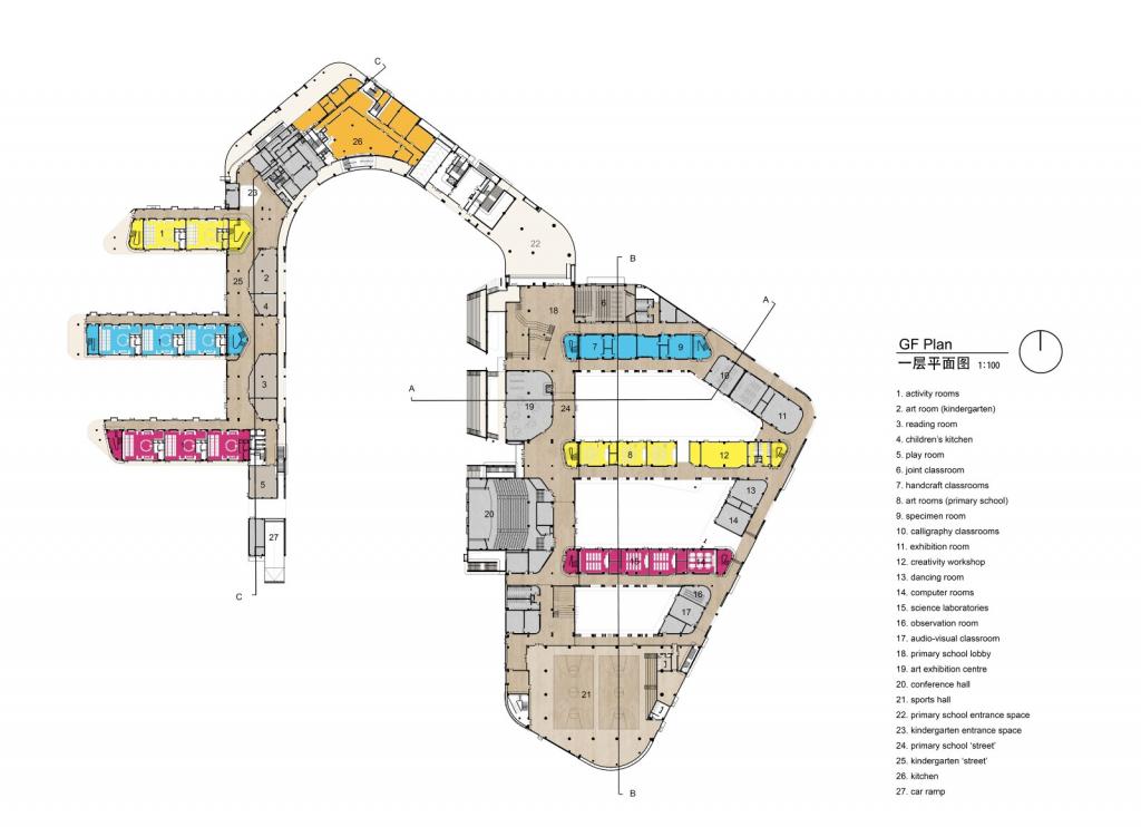 BIM建筑|苏州科技城天佑实验小学及幼儿园 / BAU BIM建筑|苏州科技城天佑实验小学及幼儿园 / BAU