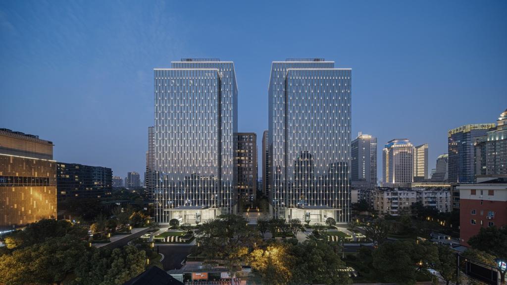 BIM建筑|谦和的城市原点,杭州滨绿大厦 / gad BIM建筑|谦和的城市原点,杭州滨绿大厦 / gad