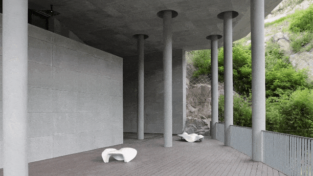 BIM建筑|极致的乡愁——泰安九女峰“故乡的月”仪式堂 / 袈蓝建筑 BIM建筑|极致的乡愁——泰安九女峰“故乡的月”仪式堂 / 袈蓝建筑