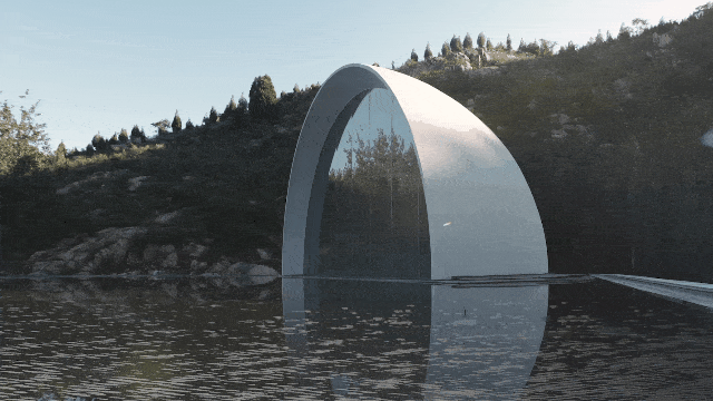 BIM建筑|极致的乡愁——泰安九女峰“故乡的月”仪式堂 / 袈蓝建筑 BIM建筑|极致的乡愁——泰安九女峰“故乡的月”仪式堂 / 袈蓝建筑