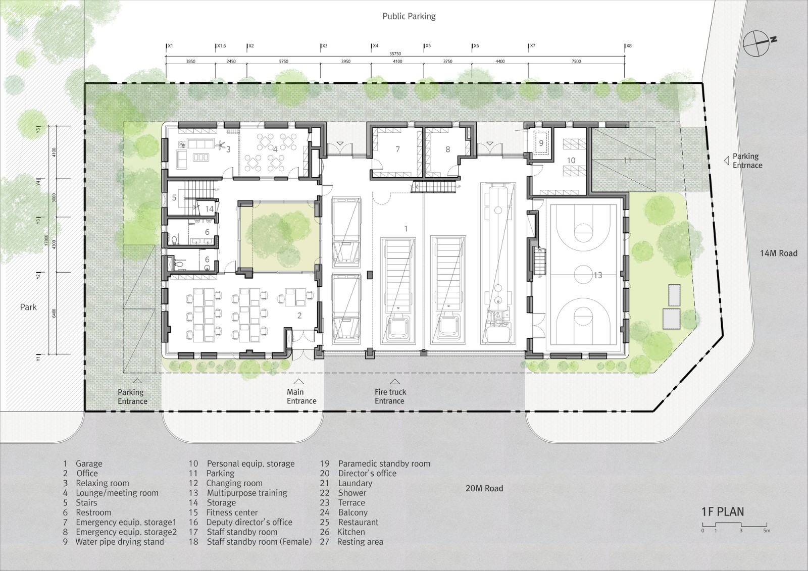 BIM建筑|江一洞119消防站 / OA-Lab BIM建筑|江一洞119消防站 / OA-Lab