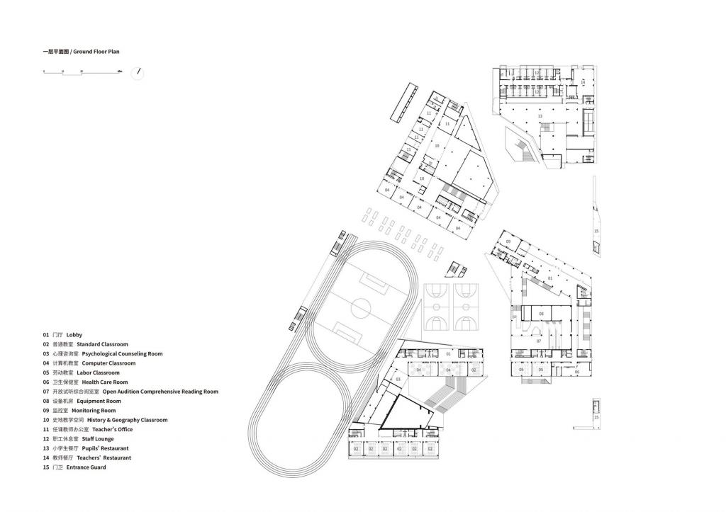BIM建筑|北京人大附中航天城学校 / 北京市建筑设计研究院 BIM建筑|北京人大附中航天城学校 / 北京市建筑设计研究院