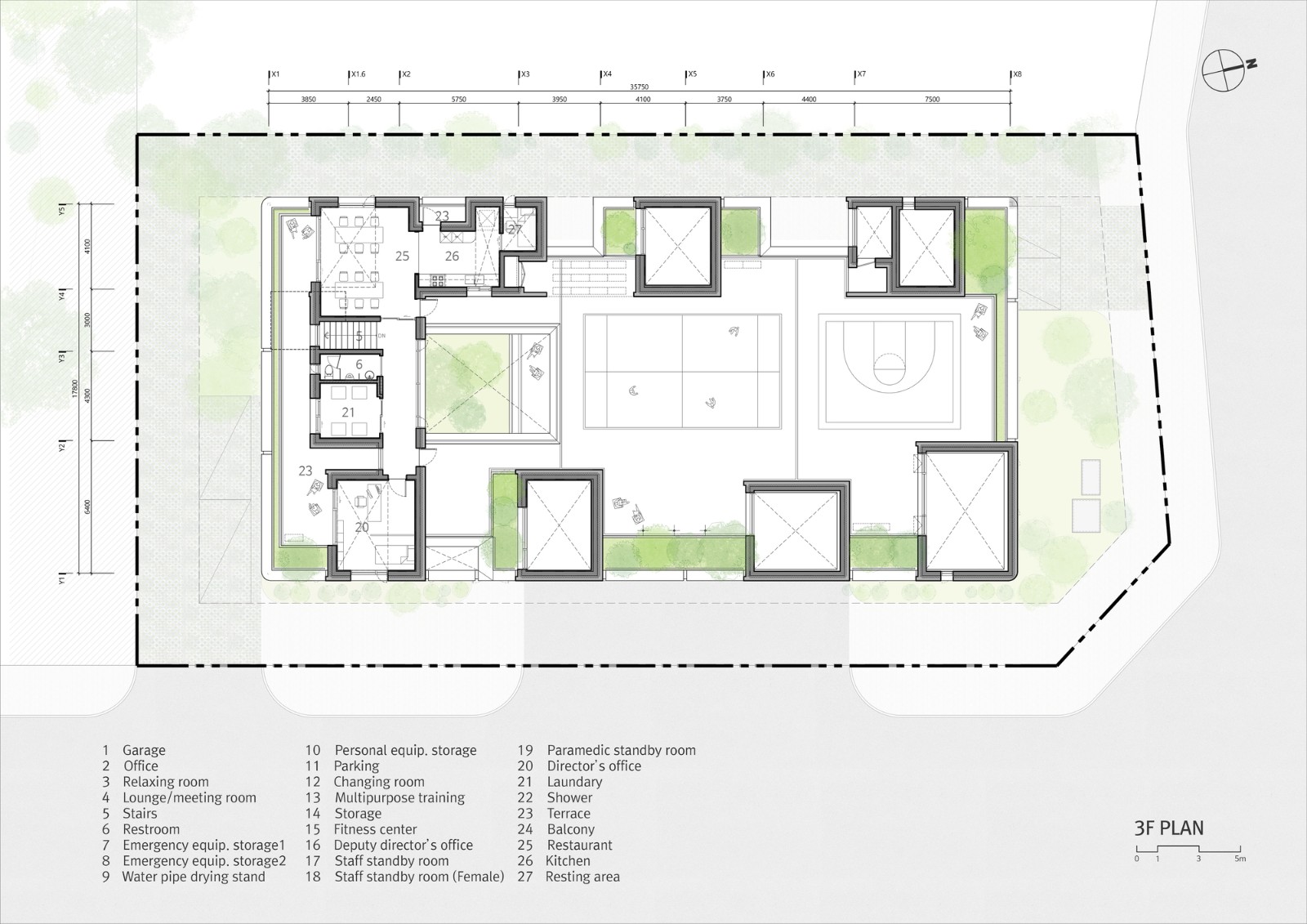 BIM建筑|江一洞119消防站 / OA-Lab BIM建筑|江一洞119消防站 / OA-Lab