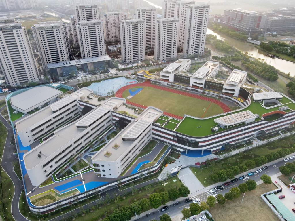 BIM建筑|苏州科技城天佑实验小学及幼儿园 / BAU BIM建筑|苏州科技城天佑实验小学及幼儿园 / BAU