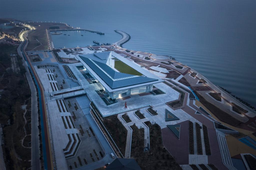 BIM建筑|长岛海洋生态文明综合试验区展览馆 / 华南理工大学建筑设计研究院工作十室+烟台市建筑设计研究院 BIM建筑|长岛海洋生态文明综合试验区展览馆 / 华南理工大学建筑设计研究院工作十室+烟台市建筑设计研究院