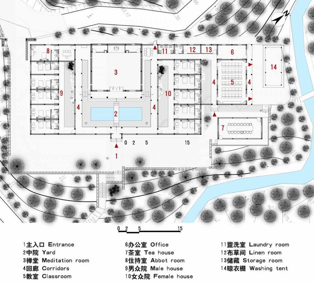 BIM建筑|山禅水定——大和禅院扩建设计 / 上海善祥建筑 BIM建筑|山禅水定——大和禅院扩建设计 / 上海善祥建筑