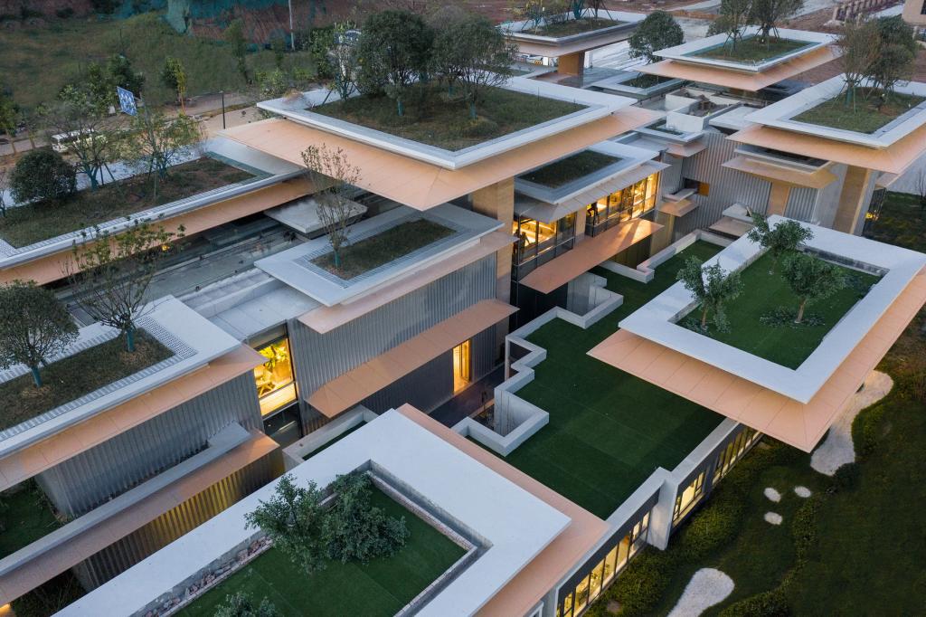 BIM建筑|日常风景下自然生长的空间:“伞之丘”生活方式集合店 / line+建筑事务所+gad BIM建筑|日常风景下自然生长的空间:“伞之丘”生活方式集合店 / line+建筑事务所+gad