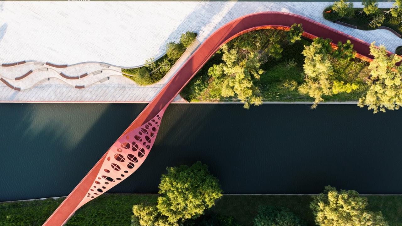 BIM建筑|上海闵行横泾港东岸滨水,景观公共空间改造 / SPARK Architects BIM建筑|上海闵行横泾港东岸滨水,景观公共空间改造 / SPARK Architects