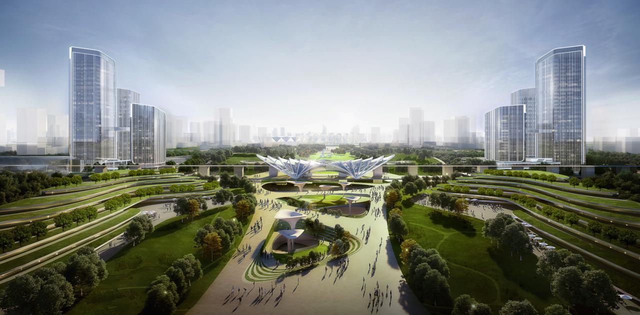 BIM建筑|最美全运会完美收官,奥体中轴之门继续绽放新的生命力 / 三益建筑设计 BIM建筑|最美全运会完美收官,奥体中轴之门继续绽放新的生命力 / 三益建筑设计