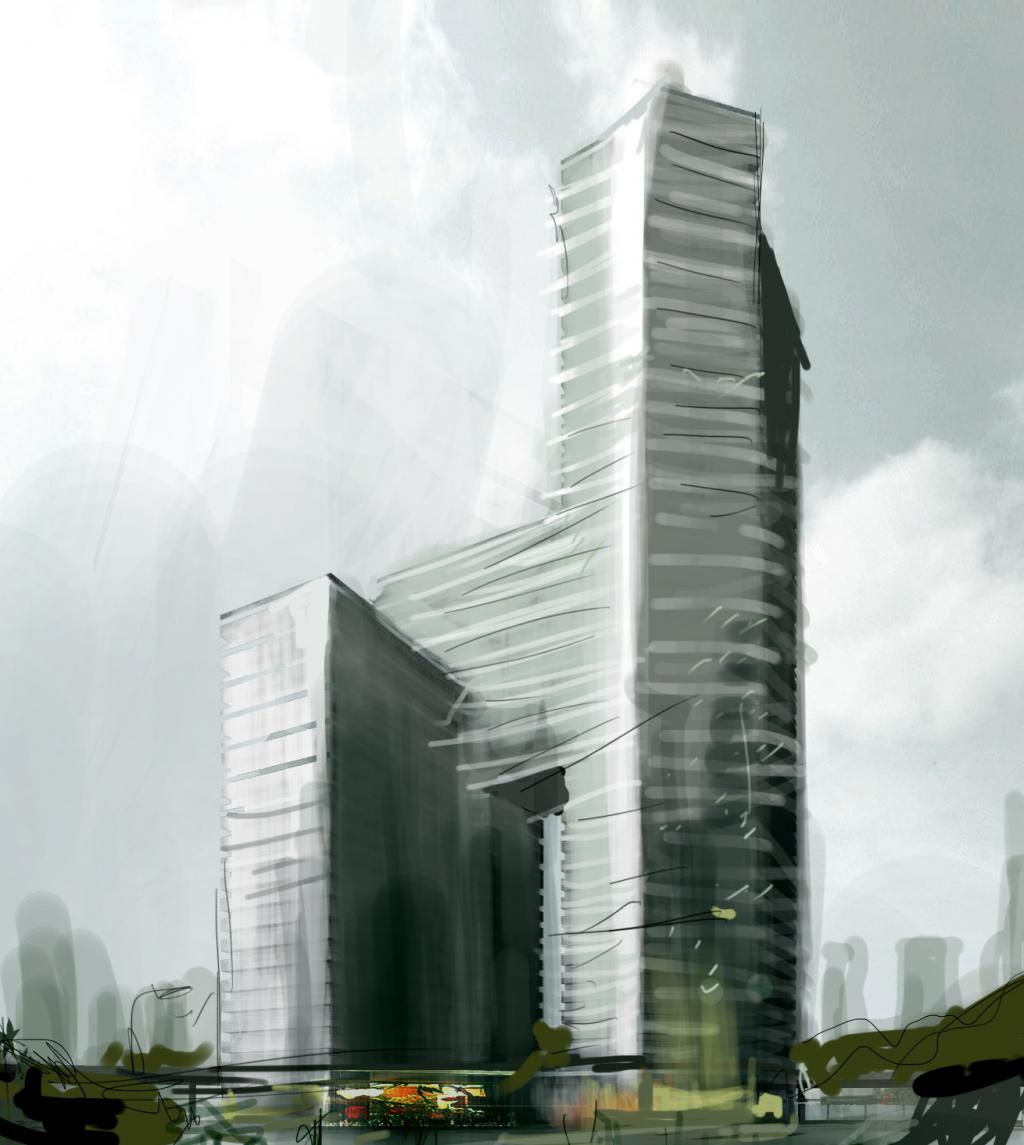 BIM建筑|广州南沙建滔广场 / Aedas BIM建筑|广州南沙建滔广场 / Aedas