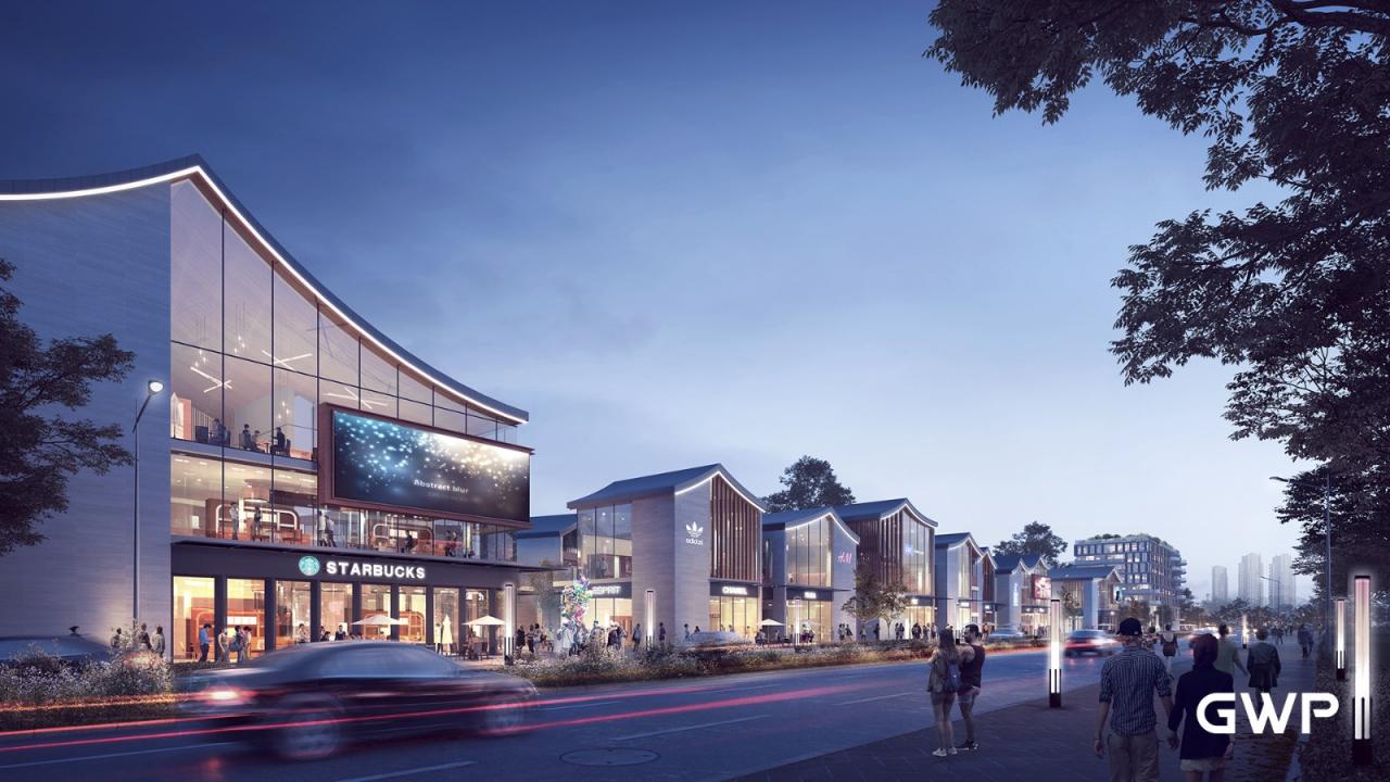 BIM建筑|杭州临安苕溪公园文化休闲商业街 / GWP作品 BIM建筑|杭州临安苕溪公园文化休闲商业街 / GWP作品