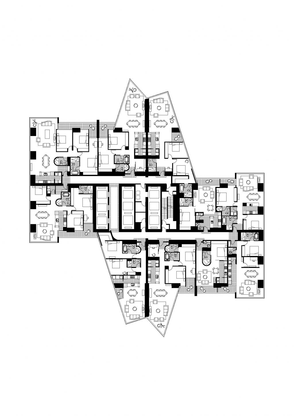 BIM建筑|Eureka Tower 尤里卡大厦,墨尔本 / Fender Katsalidis BIM建筑|Eureka Tower 尤里卡大厦,墨尔本 / Fender Katsalidis