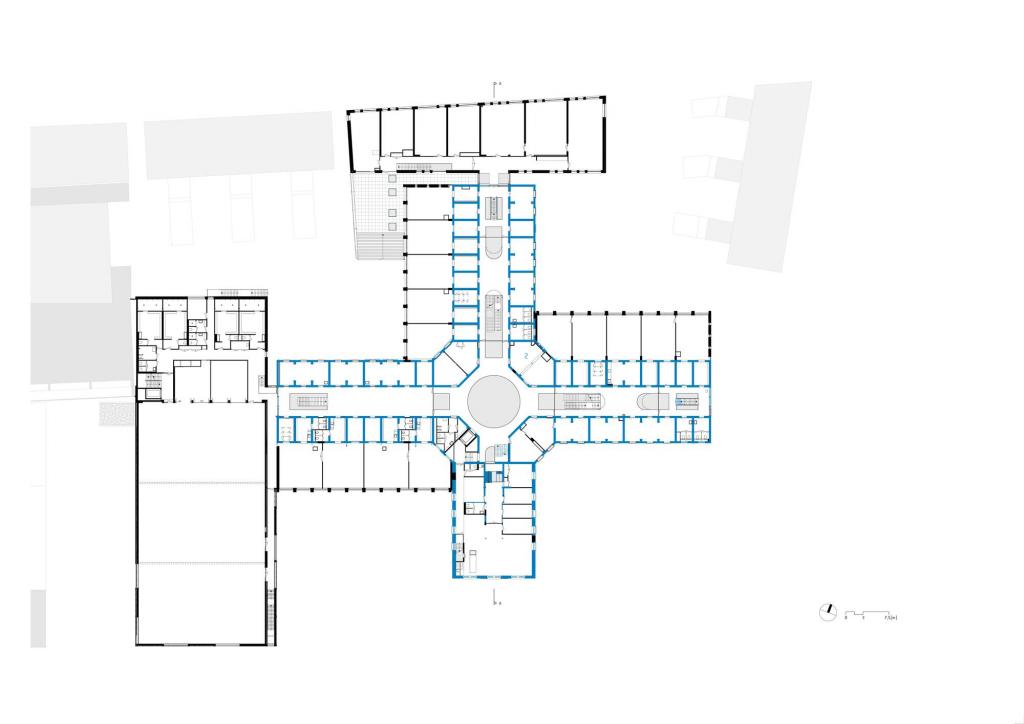 BIM建筑|由监狱改造而成的学校 / Atelier PRO architects BIM建筑|由监狱改造而成的学校 / Atelier PRO architects