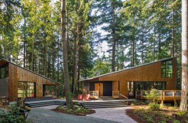 BIM建筑|大卫·范盖伦设计考顿钢覆盖的休憩屋-BIM建筑网