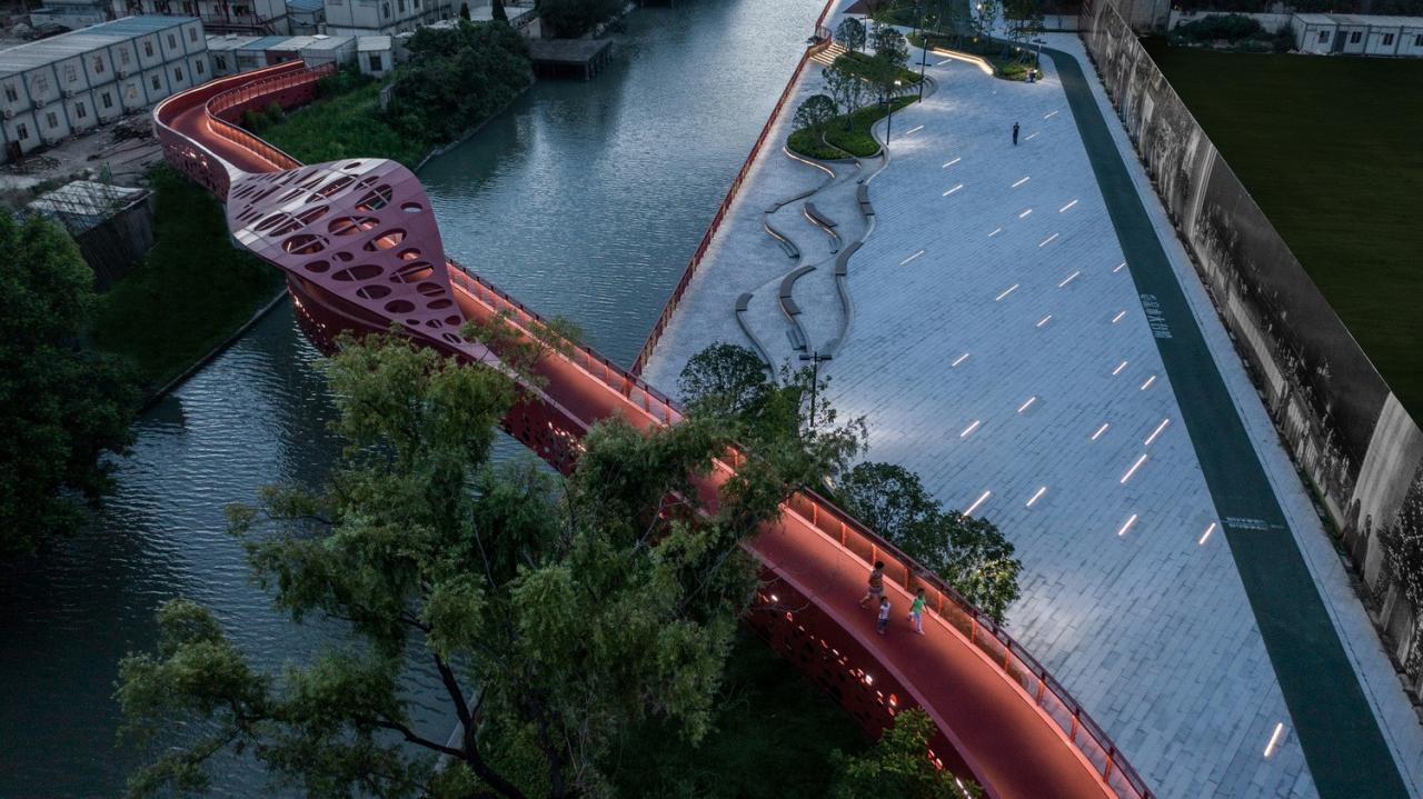 BIM建筑|上海闵行横泾港东岸滨水,景观公共空间改造 / SPARK Architects BIM建筑|上海闵行横泾港东岸滨水,景观公共空间改造 / SPARK Architects