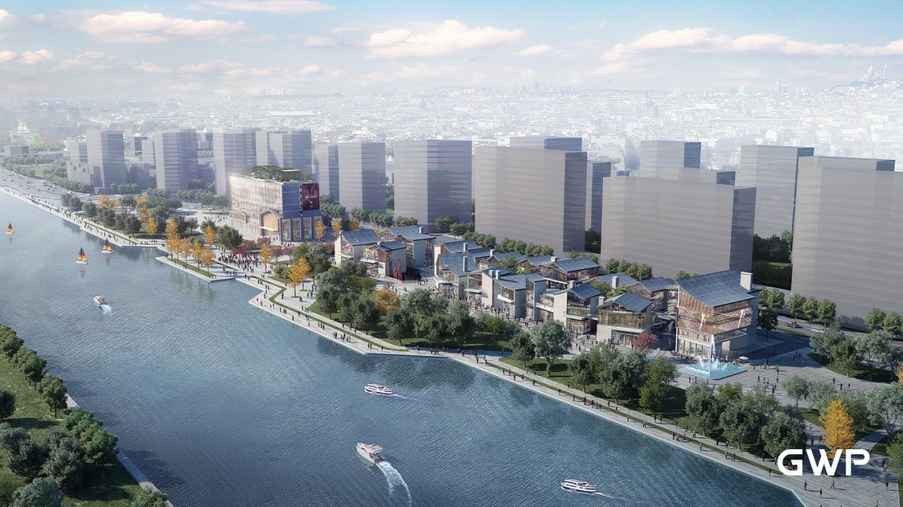 BIM建筑|杭州临安苕溪公园文化休闲商业街 / GWP作品 BIM建筑|杭州临安苕溪公园文化休闲商业街 / GWP作品