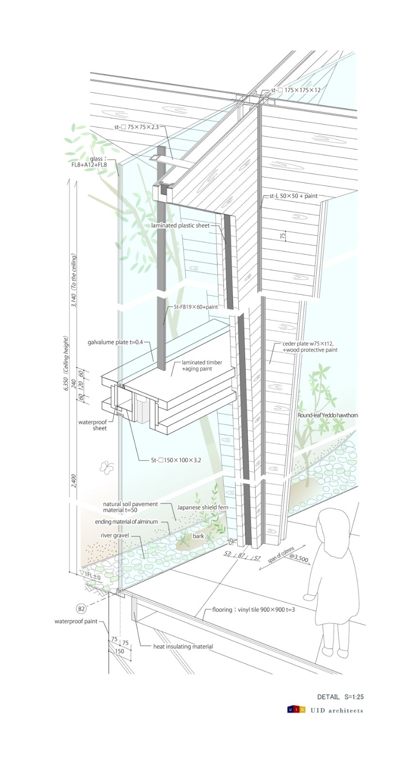 BIM建筑|巨构与小人儿,筑紫森林幼儿园 / UID Architects BIM建筑|巨构与小人儿,筑紫森林幼儿园 / UID Architects