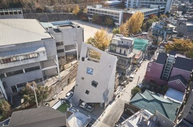 BIM建筑|斜棱锥形混凝土建筑,Areuke 水疗中心 / Chiasmus Partners-BIM建筑网