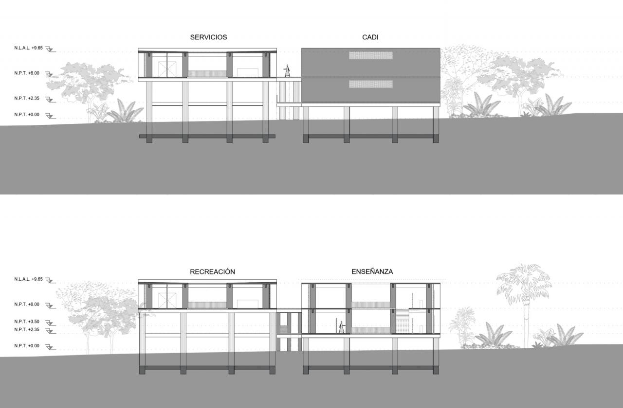 BIM建筑|墨西哥塔帕丘拉社会援助中心 / Laboratorio de Acupuntura Urbana BIM建筑|墨西哥塔帕丘拉社会援助中心 / Laboratorio de Acupuntura Urbana