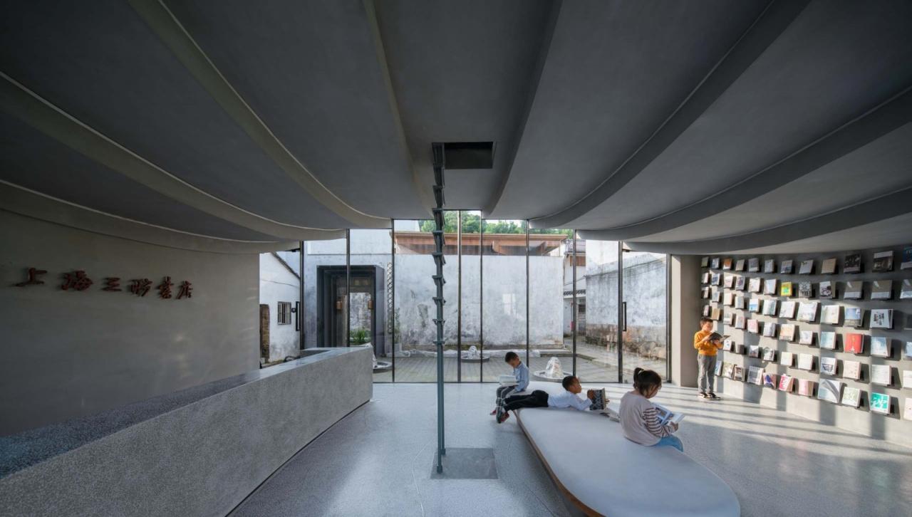 BIM建筑|桥廊:上海三联书店·黄山桃源店 / 来建筑设计工作室 BIM建筑|桥廊:上海三联书店·黄山桃源店 / 来建筑设计工作室