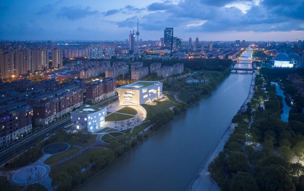 BIM建筑|上海中粮南桥半岛文体中心与医疗服务站 / Steven Holl Architects BIM建筑|上海中粮南桥半岛文体中心与医疗服务站 / Steven Holl Architects