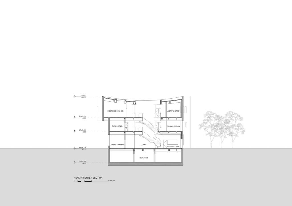 BIM建筑|上海中粮南桥半岛文体中心与医疗服务站 / Steven Holl Architects BIM建筑|上海中粮南桥半岛文体中心与医疗服务站 / Steven Holl Architects