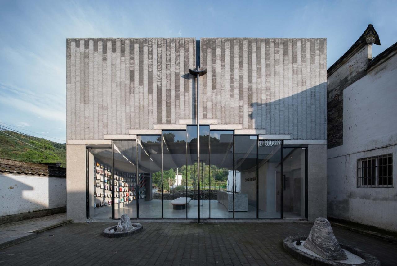 BIM建筑|桥廊:上海三联书店·黄山桃源店 / 来建筑设计工作室 BIM建筑|桥廊:上海三联书店·黄山桃源店 / 来建筑设计工作室