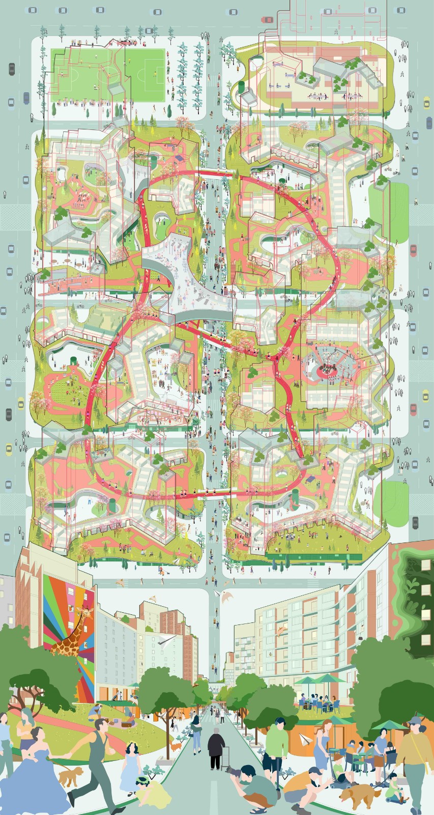 BIM建筑|百子湾公租房(燕保·百湾家园)/ MAD公布首个建成公租房项目 BIM建筑|百子湾公租房(燕保·百湾家园)/ MAD公布首个建成公租房项目