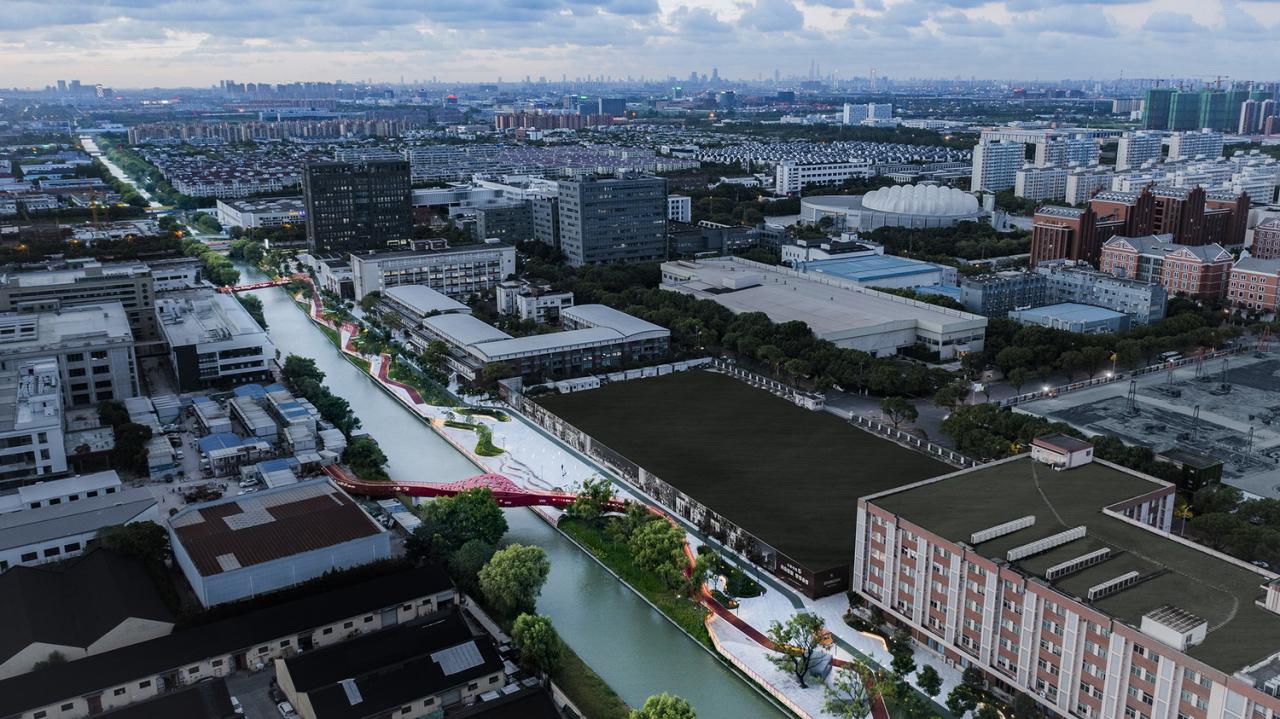 BIM建筑|上海闵行横泾港东岸滨水,景观公共空间改造 / SPARK Architects BIM建筑|上海闵行横泾港东岸滨水,景观公共空间改造 / SPARK Architects