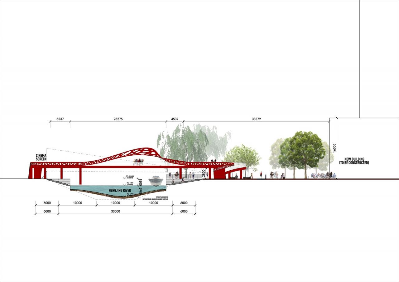 BIM建筑|上海闵行横泾港东岸滨水,景观公共空间改造 / SPARK Architects BIM建筑|上海闵行横泾港东岸滨水,景观公共空间改造 / SPARK Architects