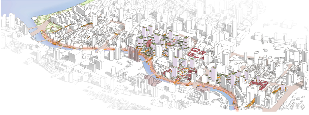 BIM建筑|城市核心区再开发设计思考 / ZWA卓时水石 BIM建筑|城市核心区再开发设计思考 / ZWA卓时水石