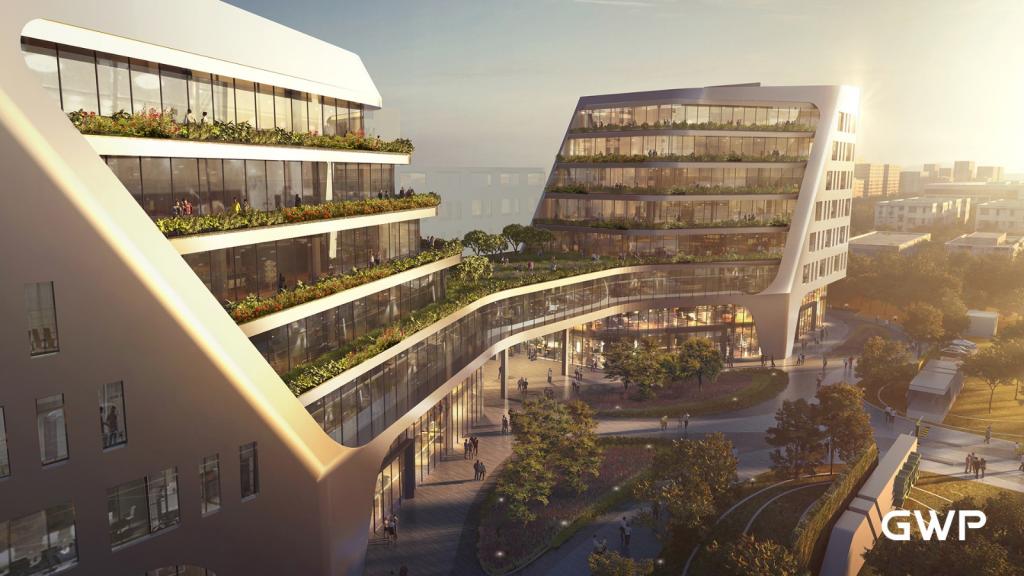 BIM建筑| 广州樊文花总部产业园项目 / GWP BIM建筑| 广州樊文花总部产业园项目 / GWP