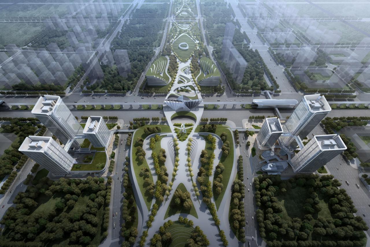 BIM建筑|最美全运会完美收官,奥体中轴之门继续绽放新的生命力 / 三益建筑设计 BIM建筑|最美全运会完美收官,奥体中轴之门继续绽放新的生命力 / 三益建筑设计