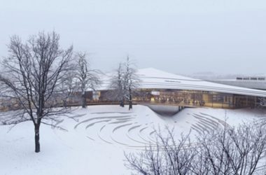 BIM建筑|隈研吾设计挪威剧作家易卜生图书馆-BIM建筑网