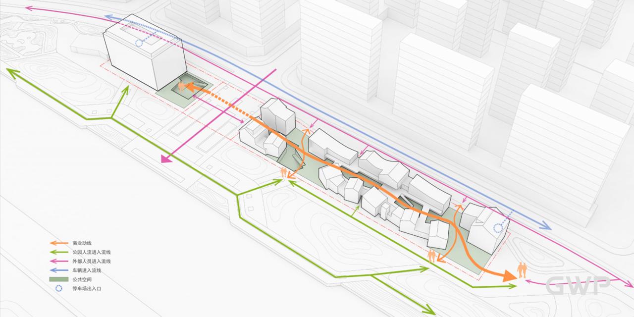 BIM建筑|杭州临安苕溪公园文化休闲商业街 / GWP作品 BIM建筑|杭州临安苕溪公园文化休闲商业街 / GWP作品