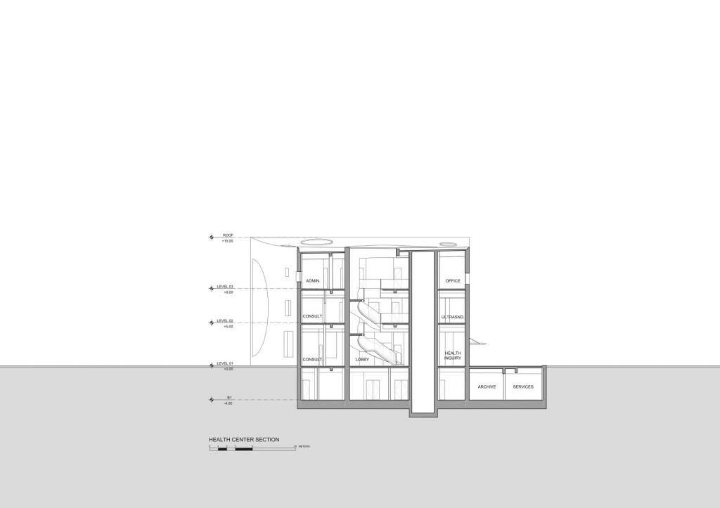 BIM建筑|上海中粮南桥半岛文体中心与医疗服务站 / Steven Holl Architects BIM建筑|上海中粮南桥半岛文体中心与医疗服务站 / Steven Holl Architects