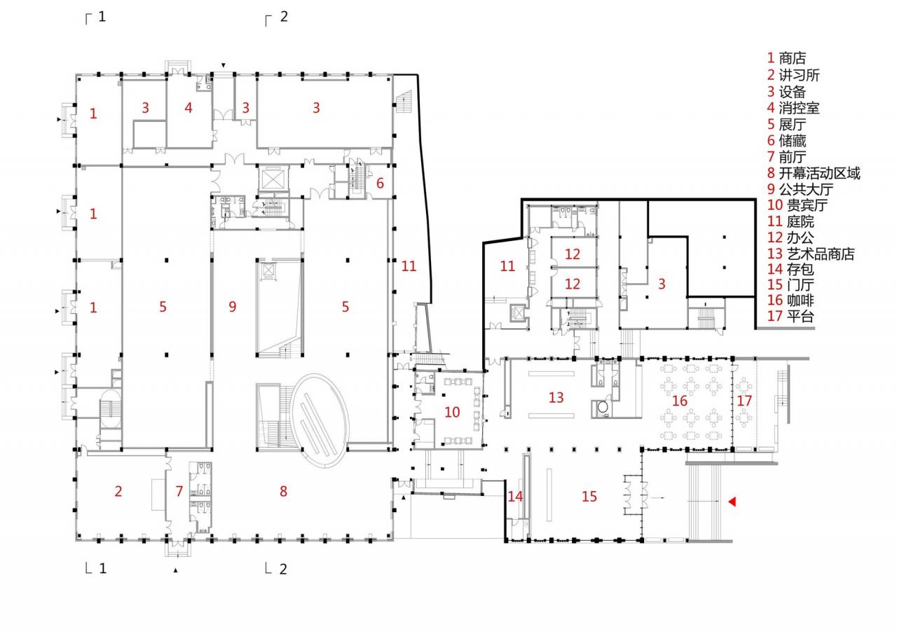 BIM建筑|景德镇江西画院美术馆 / 筑境设计 BIM建筑|景德镇江西画院美术馆 / 筑境设计