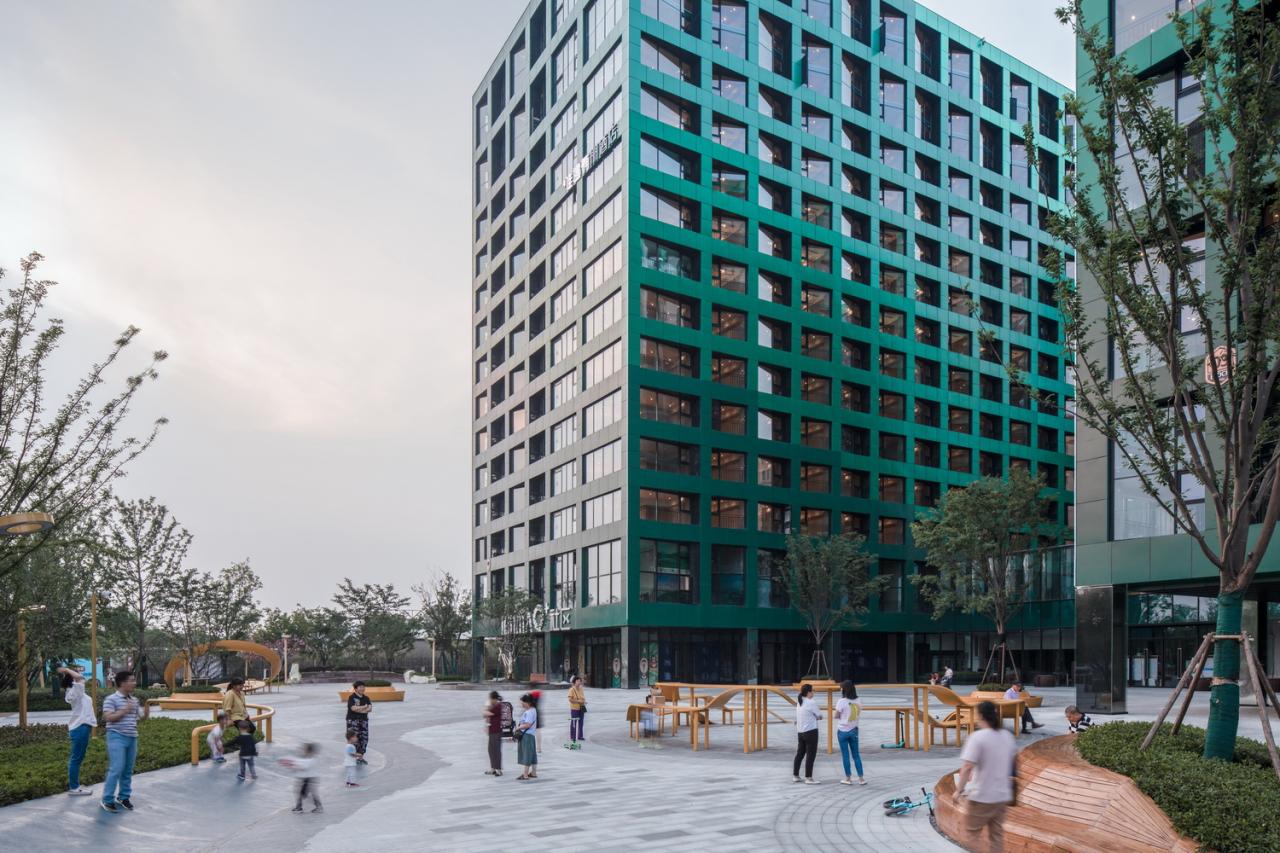 BIM建筑|南京银城KinmaQ+社区 / 优意建筑设计 BIM建筑|南京银城KinmaQ+社区 / 优意建筑设计