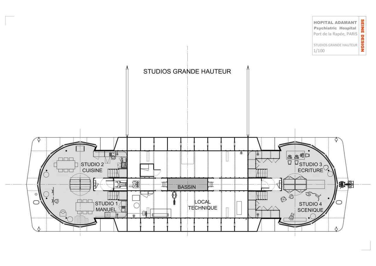 BIM建筑|巴黎精神病院Adamant / Seine Design BIM建筑|巴黎精神病院Adamant / Seine Design