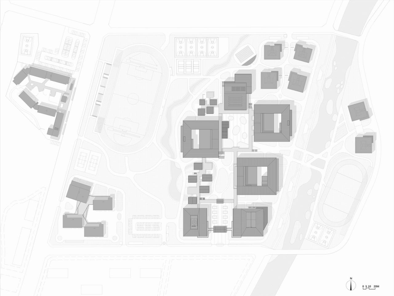 BIM建筑|树下问道,山间筑园 ——乐清市荆山公学 / 浙江大学建筑设计研究院有限公司 BIM建筑|树下问道,山间筑园 ——乐清市荆山公学 / 浙江大学建筑设计研究院有限公司