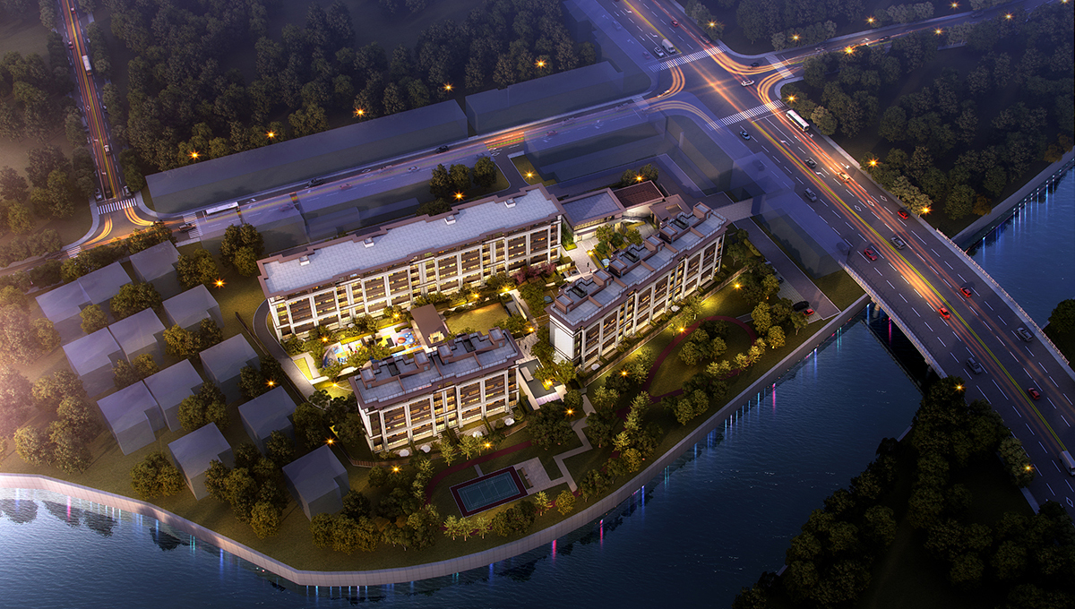 BIM建筑|无锡东港·红豆运河府,打造新中式硬核景观 建筑鉴赏 第1张-BIM建筑网 BIM建筑|无锡东港·红豆运河府,打造新中式硬核景观