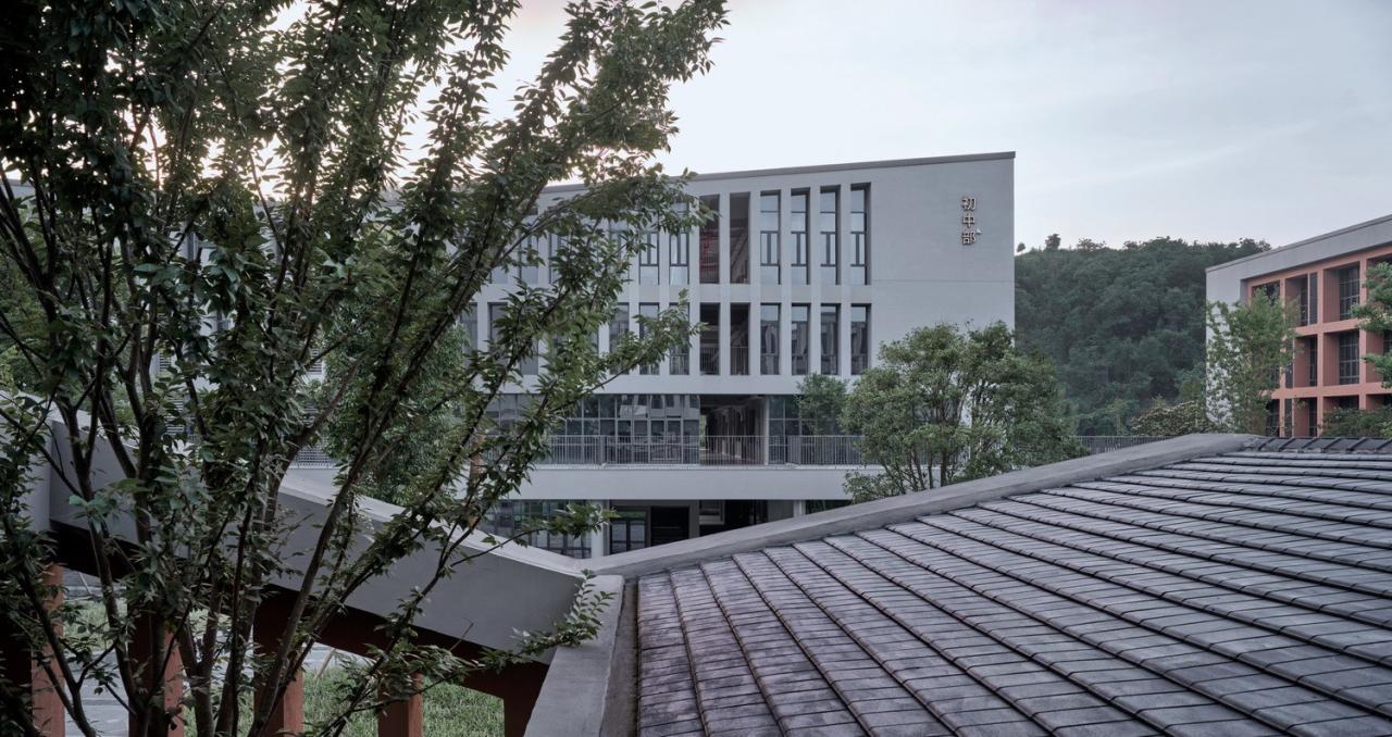 BIM建筑|树下问道,山间筑园 ——乐清市荆山公学 / 浙江大学建筑设计研究院有限公司 BIM建筑|树下问道,山间筑园 ——乐清市荆山公学 / 浙江大学建筑设计研究院有限公司