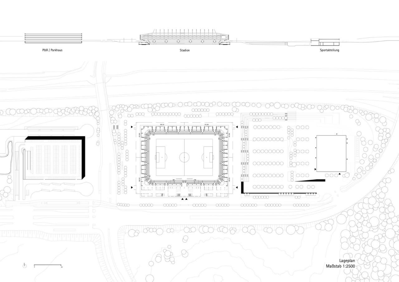 BIM建筑|卢森堡足球橄榄球体育场 / gmp Architects BIM建筑|卢森堡足球橄榄球体育场 / gmp Architects