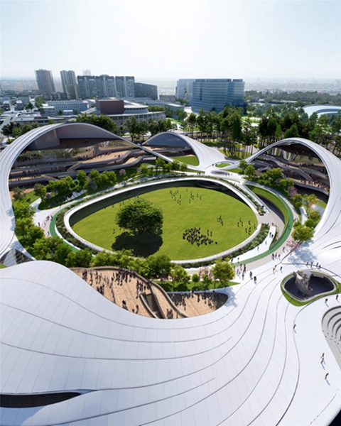 BIM建筑|MAD设计嘉兴市民中心 BIM建筑|MAD设计嘉兴市民中心
