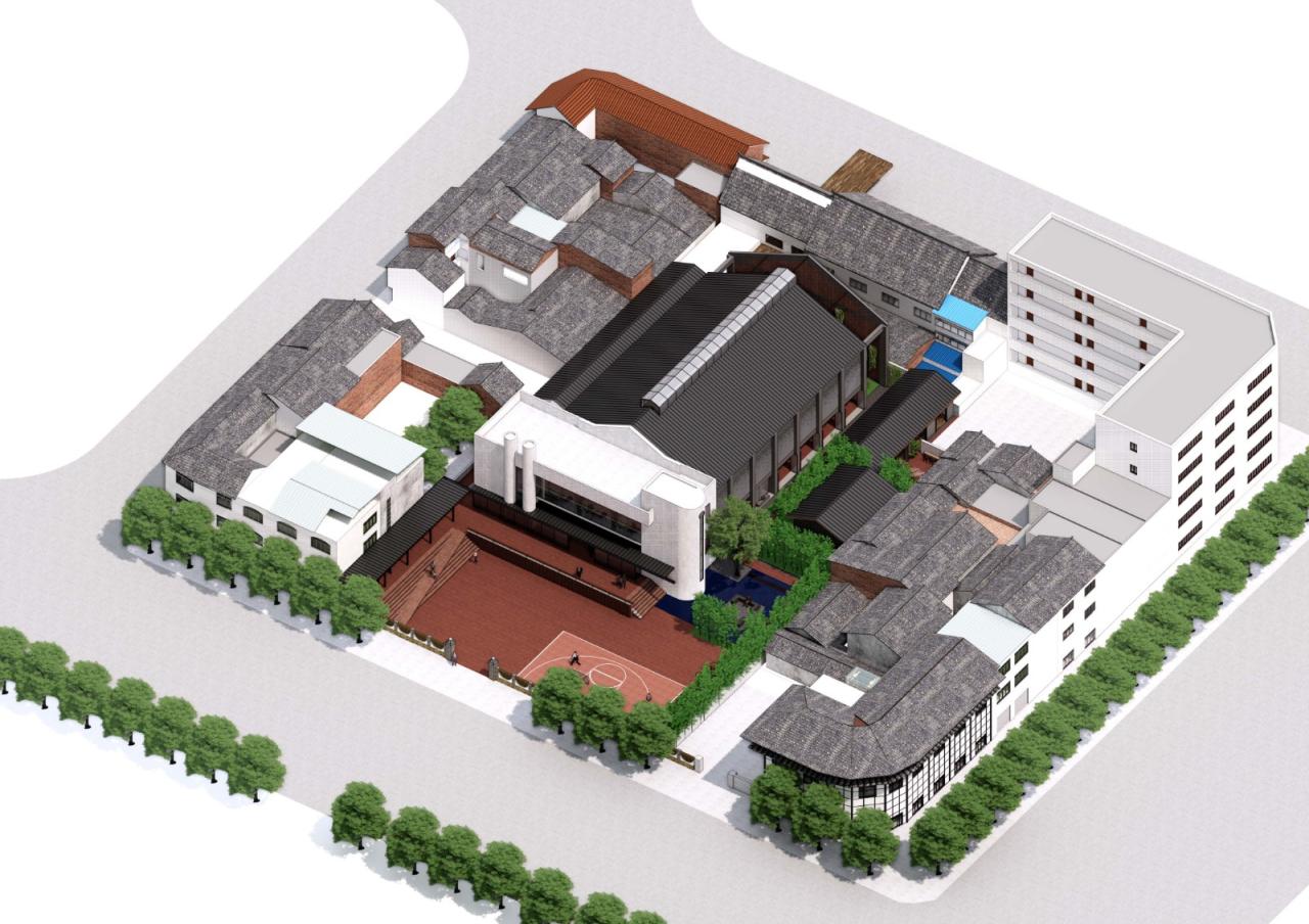 BIM建筑|扎根!生长!——邛崃市平乐古镇剧场改造 / 厚石设计 BIM建筑|扎根!生长!——邛崃市平乐古镇剧场改造 / 厚石设计